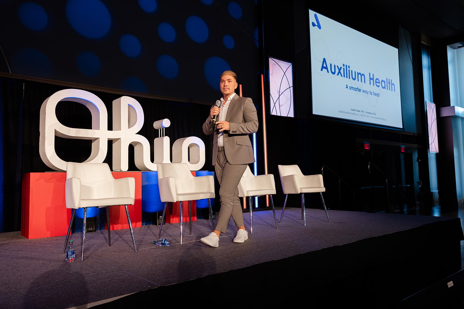 Isaiah Kaiser, CEO of Auxilium Health