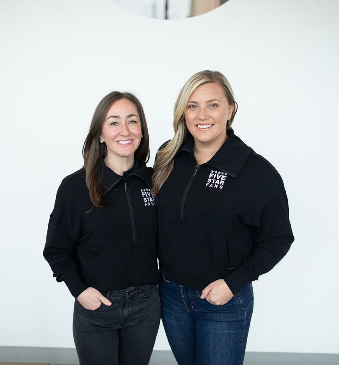 Five Star Fans co-founders, Tina Provost (L) and Jennifer Dean (R)